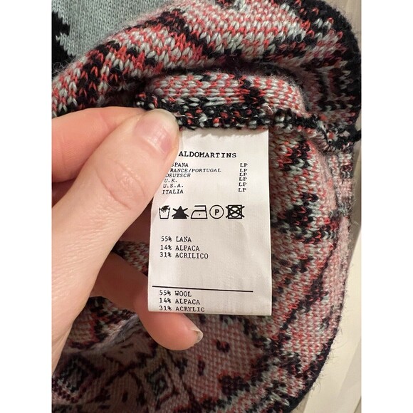 Aldomartins for Anthropologie - Patterned Women's Cardigan - Size Large - Picture 9 of 12